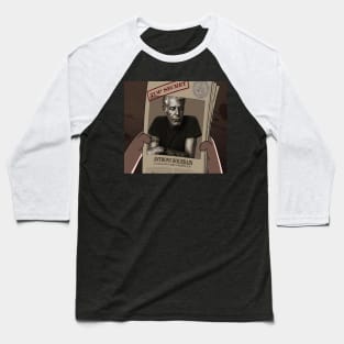 anthony bourdain-animation in the newspaper Baseball T-Shirt